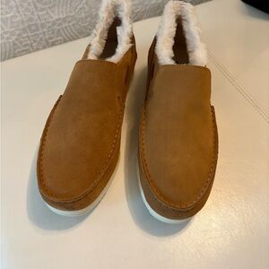 Perry’s Men's Tan Suede Slip-On Shoes new sz9m